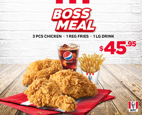 Kfc on sale tt menu